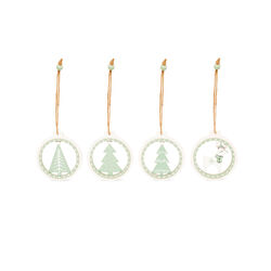 Decorazioni In Legno - Set Di 4 Pz, , large