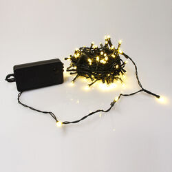 Ghirlanda 100 Luci Led A Batteria, , large