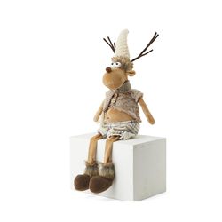 Peluche Renna Maschio Seduto, , large