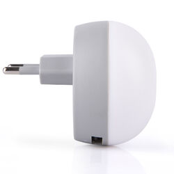 Luce notturna con doppia presa USB, , large