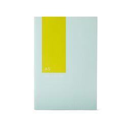 Quaderni A5 A Righe Con Copertina Morbida Bicolor Celeste/giallo E Verde/celeste – Set 2 Pz, , large