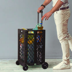 Carrello Trolley Multiuso Pieghevole, , large