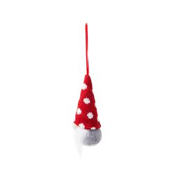 Decorazione da appendere a forma di gnomo - Pois, , large