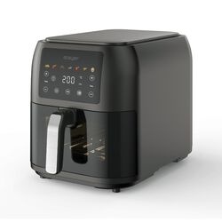 Friggitrice Ad Aria Digitale 8 Lt Con Finestra - Colore Nero, , large