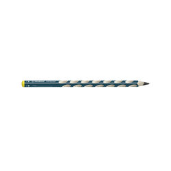 Matita Ergonomica Triangolare - Stabilo Easygraph Per Mancini In Petrolio - Pack Da 2 - Gradazione Hb, , large