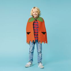 Mantello Per Bambini Zucca Di Halloween, , large