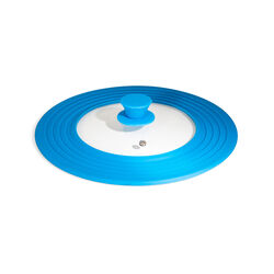 Coperchio Universale In Vetro E Silicone, , large