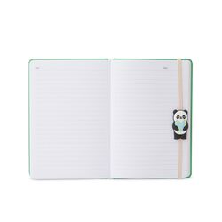 Quaderno Con Copertina Rigida Ed Elastico – “clip Panda”, , large