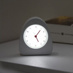 Orologio Sveglia Ricaricabile Con Luce, , large