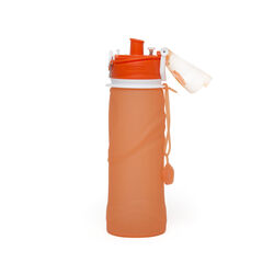Bottiglia Pieghevole In Silicone, 750 Ml - Colore Arancione, , large