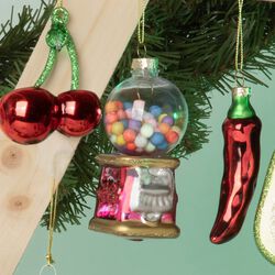 Decorazione in vetro per albero di Natale  - Distributore dolci, , large