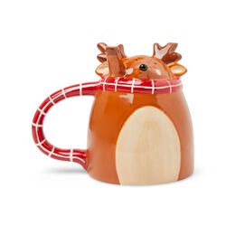 Tazza Sottosopra In Ceramica - Renna, , large