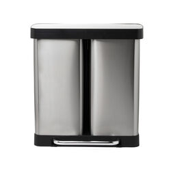 Pattumiera doppia a pedale 36 L, , large