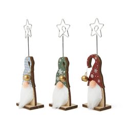 Segnaposto - "gnomi Con Campanella" - Set 3 Pz., , large