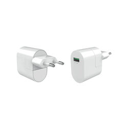 Caricabatterie da viaggio con USB e spine intercambiabili, Celly, , large