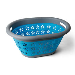 Cesta pieghevole in silicone per biancheria, , large