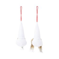 Coppia di gnomi da appendere - colore bianco, , large
