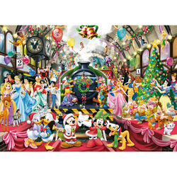 Ravensburger Puzzle 1000 Pezzi 19553 - Il Treno Di Natale Disney, , large