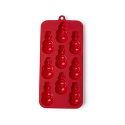Stampo per 6 cioccolatini natalizi - Pupazzo di neve, , large