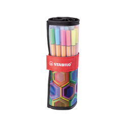 Fineliner Stabilo Point 88 Rollerset Con 25 Colori Assortiti Arty Edition, , large