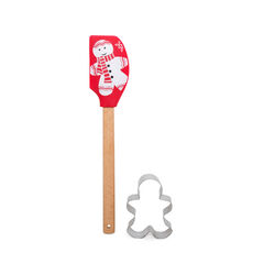 Set Spatola Con Stampo Per Biscotti, , large