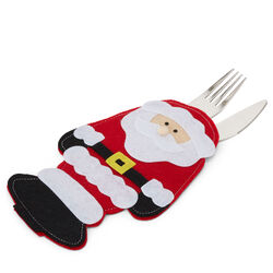 Portaposate Babbo Natale - Set Da 4 Pz, , large