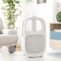 Lampada antizanzare e racchetta elettrica 2 in 1, , large