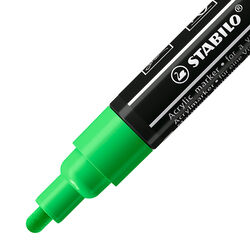 Stabilo Free Acrylic - T300 Punta Rotonda 2-3mm - Confezione Da 5 - Verde Foglia, , large