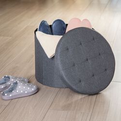 Pouf Portascarpe, , large