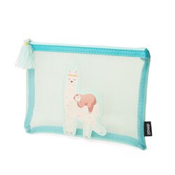 Astuccio Porta Penne A Rete Azzurro – Lama, , large