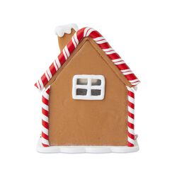 Casetta Natalizia Con Luci E Babbo Natale, , large