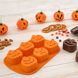 Stampo In Silicone Per Dolcetti A Tema Halloween, , large