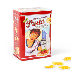 Scatola In Latta Vintage Per Pasta, , large