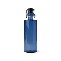 Bottiglia Effetto Vetro 1 L, Con Tappo A Scatto - Colore Blu, , large