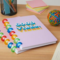 Quaderno A Spirale Plastica - "good Vibes", , large