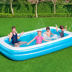 Piscina Gonfiabile Rettangolare, , large