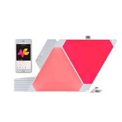 Set 9 pannelli luminosi componibili Nanoleaf Aurora, , large