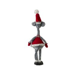 Peluche Natalizio Telescopico Topo, , large