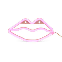 Luce Effetto Neon Da Parete - Labbra, , large