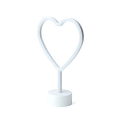 Luce Da Tavolo Effetto Neon - Cuore, , large