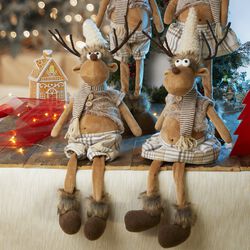 Peluche Renna Maschio Seduto, , large