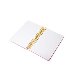 Quaderno A Spirale A5 - Fucsia/giallo, , large