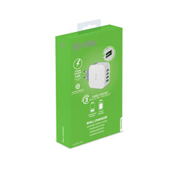 Caricabatterie da rete universale con 4 porte USB Celly, , large