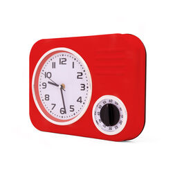 orologio retrò da cucina con timer, , large
