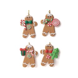 Omini Pan Di Zenzero Da Appendere - Set 4 Pz, , large