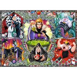 Ravensburger Puzzle 1000 Pezzi 19252 - Le Cattive Disney, , large