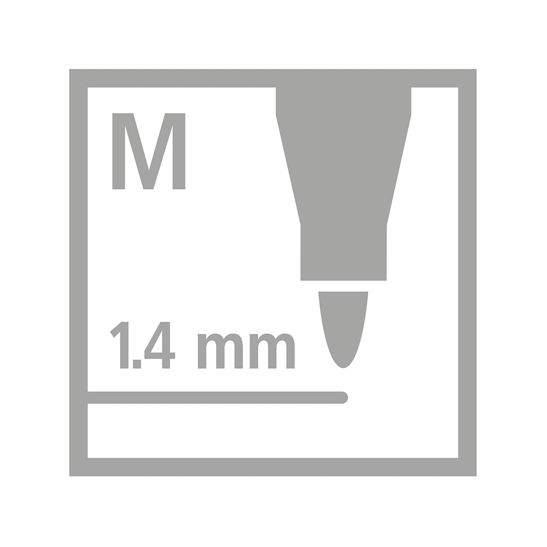 Pennarello Premium Metallizzato STABILO Pen 68 metallic -Scatola in metallo da 8, , large