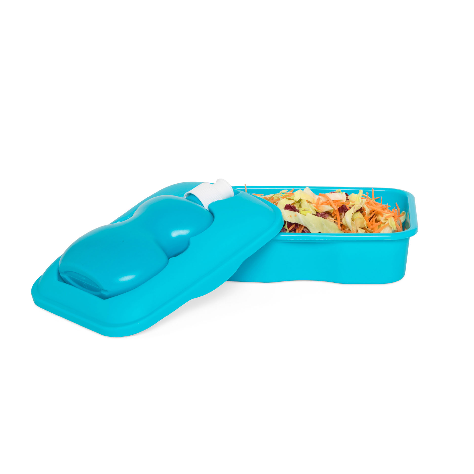 Contenitore porta pranzo con borraccia, , large