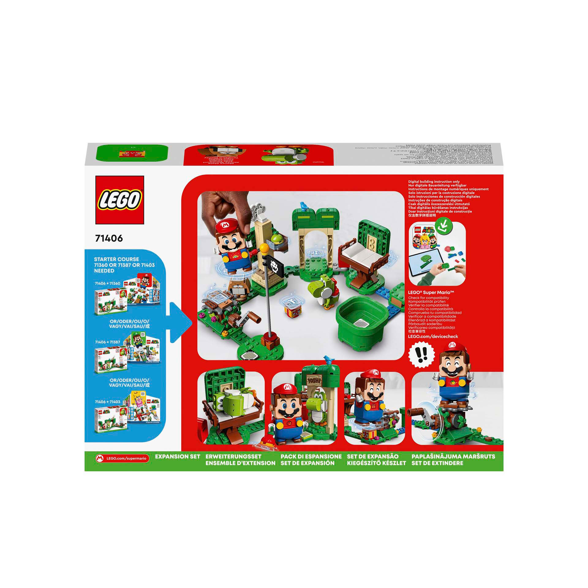 LEGO 71406 Super Mario Pack Espansione Casa dei Regali di Yoshi, Gioco da Collez 71406, , large