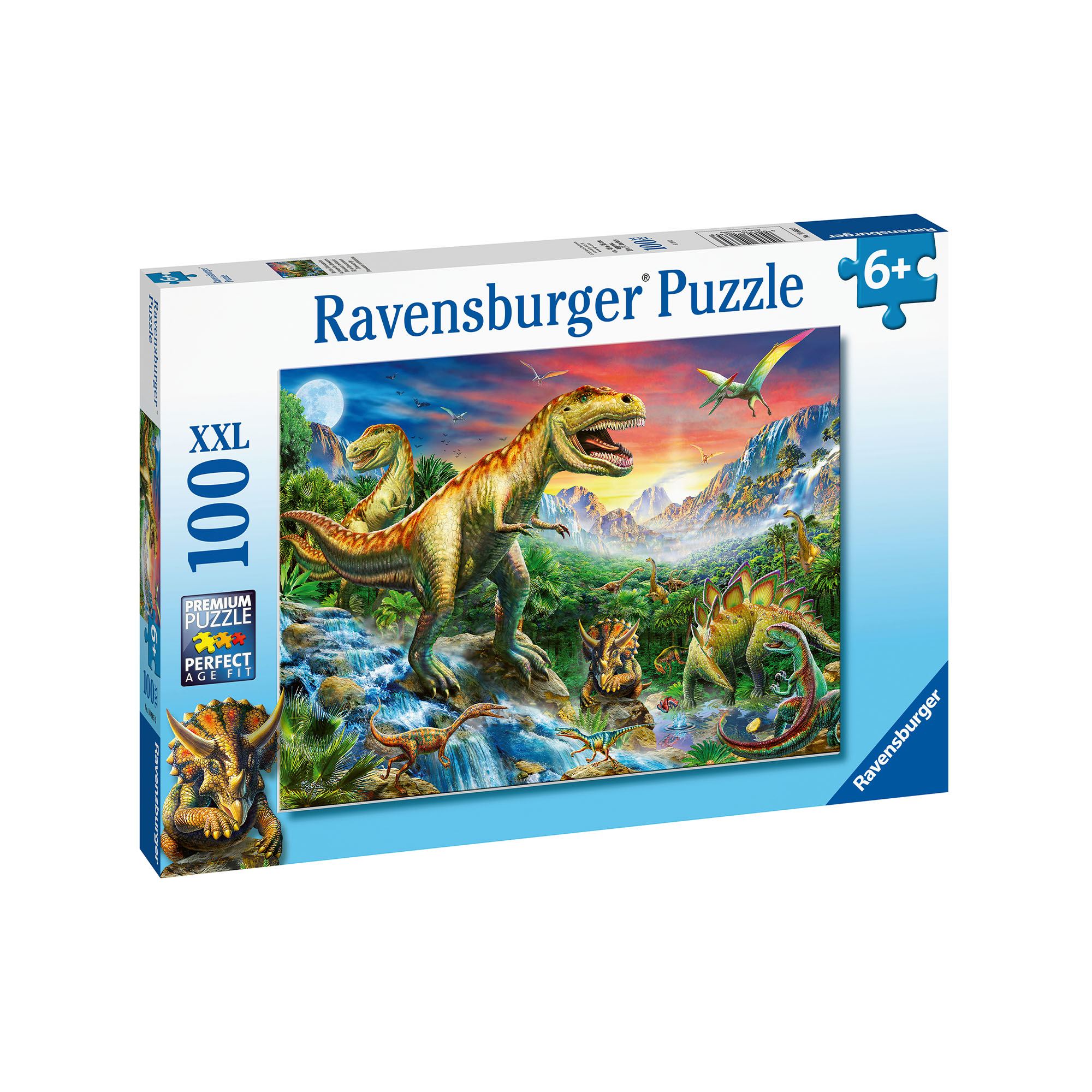 Ravensburger Puzzle 100 pezzi 10665 - L'era dei dinosauri, , large